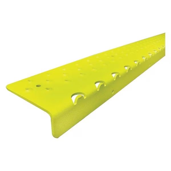 Stair Nosing, Yellow, 36" W, 2-3/4" D, Handi Treads, Mfr#: NSN122736YL0