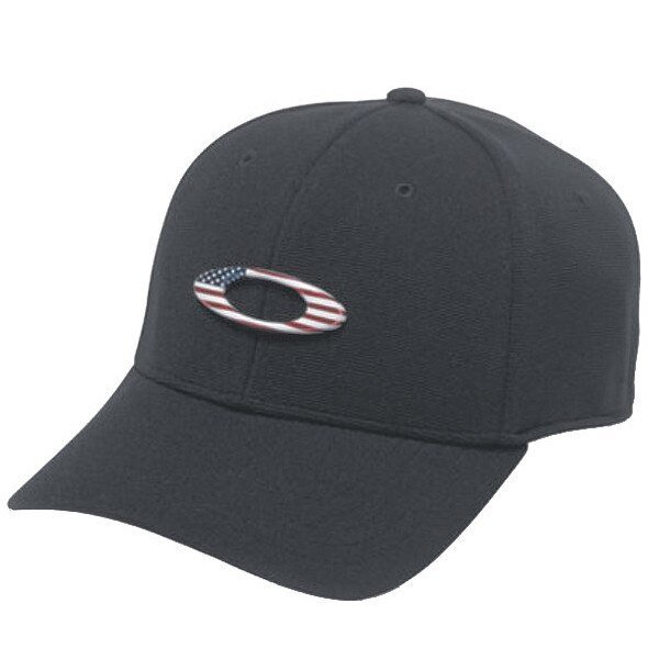 Baseball Hat, Cap, Blk, L/XL, 7-3/8 Hat Size, Oakley, Mfr#: 911545-01V-L/XL