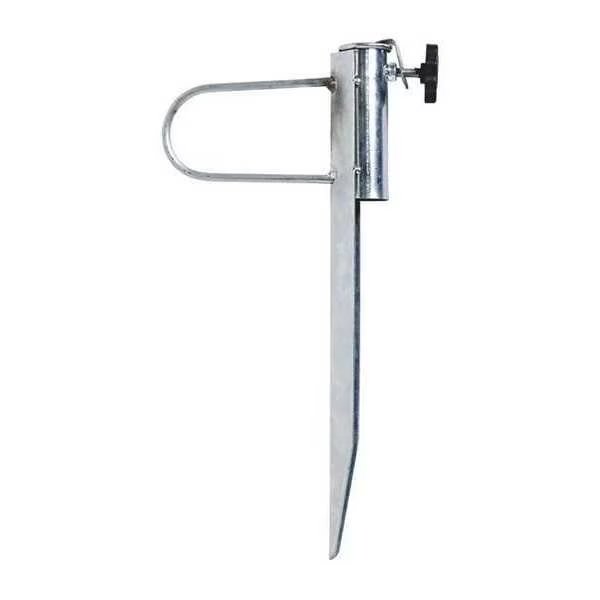 Replacement Umbrella Ground Spike, Silver, Shax, Mfr#: 6192