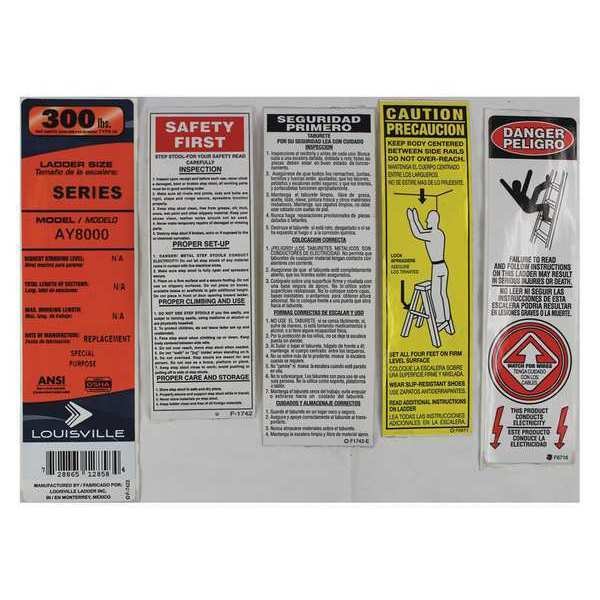 Label Kit, Louisville, Mfr#: PK-AY8000