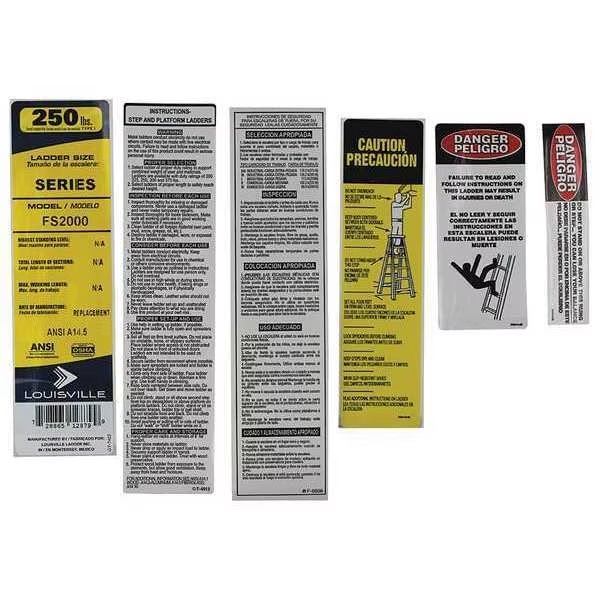 Label Kit, Louisville, Mfr#: PK-FS2000