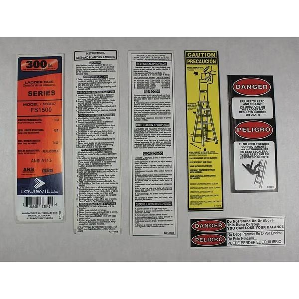 Label Kit, Louisville, Mfr#: PK-FS1500