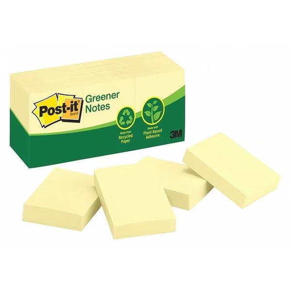 Post-It Notes, 2inx1.5in, Canary Yellow, 3M, Mfr#: 653RP