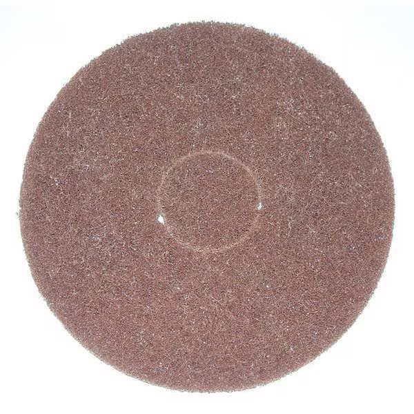 Scrubbing Pad, Brown, 12 in., Bissell Commercial, Mfr#: 437.049BG