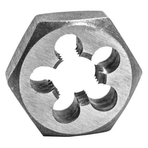Metric Carbon Steel Hex Die, 16.0x2.00mm, Century Drill & Tool, Mfr#: 95625