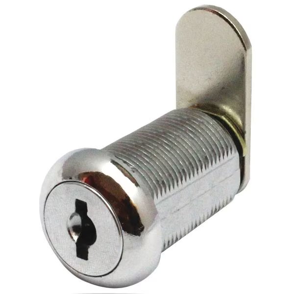 Disc Tumbler Keyed Cam Lock, Keyed Alike, 6600 Key, For Material Thickness 13/16 in, Delta Lock, Mfr#: G CR13751209PCSM1