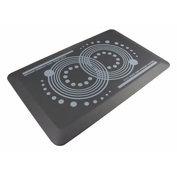 24" L x Polyurethane, 43/64" Thick, Floortex, Mfr#: FCA21624GY