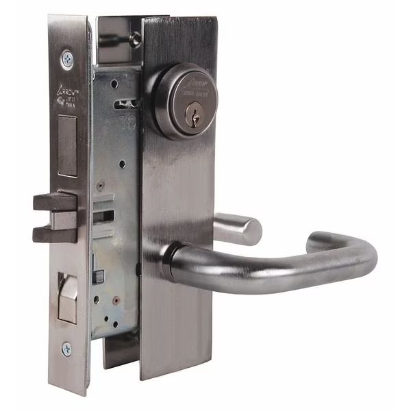 Door Lever Lockset, Mechanical, Hotel, Arrow Lock, Mfr#: BM11 HSH 26D