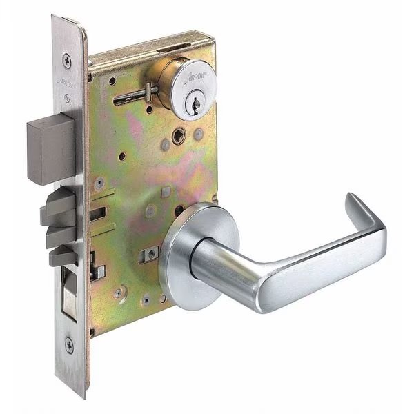 Door Lever Lockset, Mechanical, Classroom, Arrow Lock, Mfr#: BM17 XL 26D