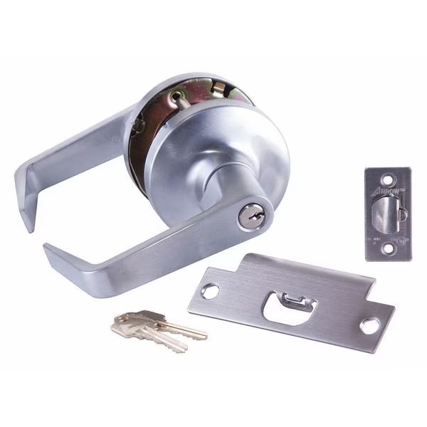 Door Lever Lockset, Mechanical, Classroom, Arrow Lock, Mfr#: GL87SR 26D