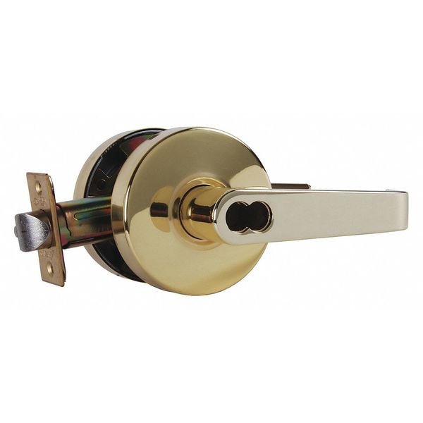 Door Lever Lockset, Mechanical, Entrance, Arrow Lock, Mfr#: RL11SR 3 IC
