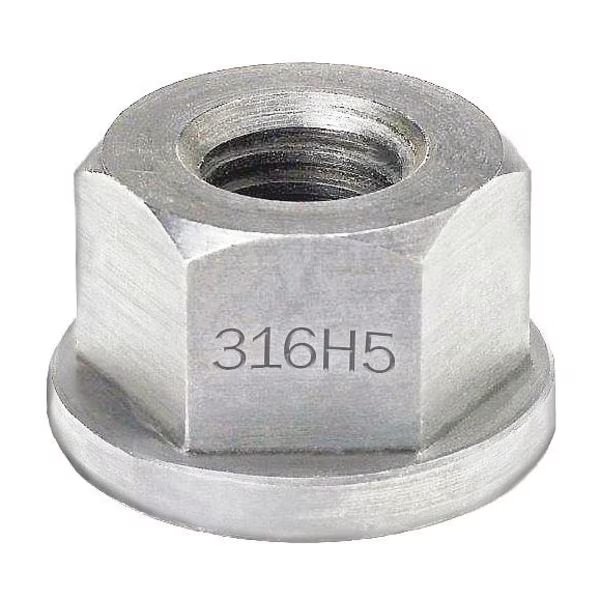 Flange Nut, M12-1.75, 316 Stainless Steel, Grade 316, Plain, 18 mm Hex Wd, 9 51/64 mm Hex Ht, EnjoyTool Select, Mfr#: NUT9311M12C