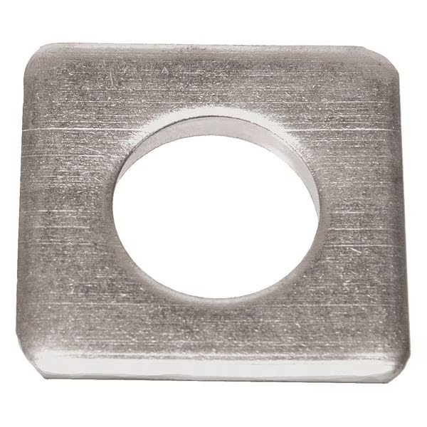 Square Washer, Fits Bolt Size 1-1/4 in Low Carbon Steel, Zinc Plated Finish, EnjoyTool Select, Mfr#: Z8896-ZN