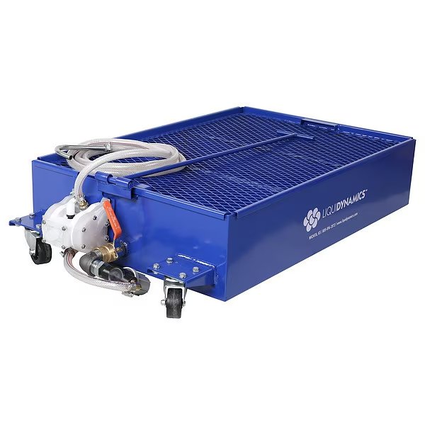 Portable Oil Drain, 25 gal., Steel, Liquidynamics, Mfr#: 42071