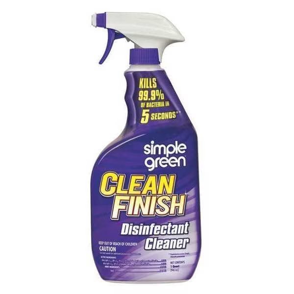 Cleaner and Disinfectant, 32 oz. Trigger Spray Bottle, Unscented, Simple Green, Mfr#: 2810001201032
