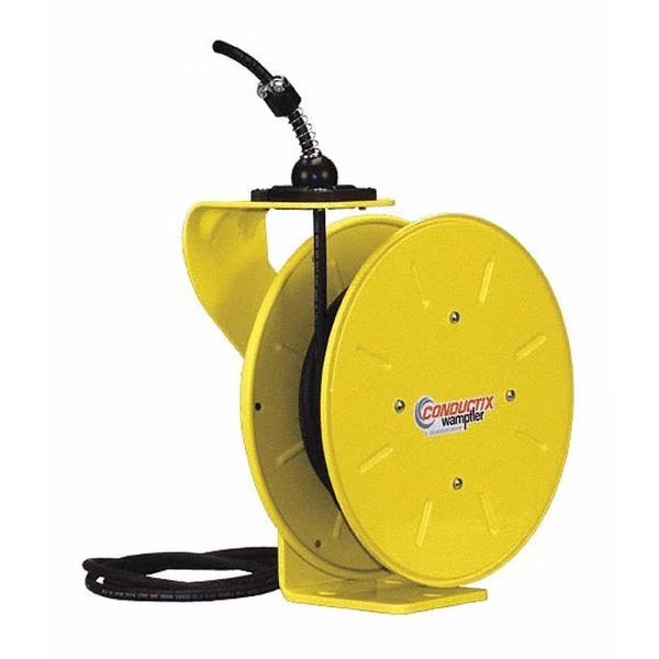 25 ft. 12/3 Retractable Cord Reel 20 Amps 0 Outlets 125VAC Voltage, Conductix-Wampfler, Mfr#: XA-121120302511