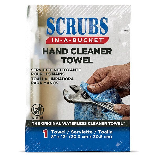 Hand Cleaning Towels, 8In Wx12In L, Scrubs, Mfr#: 42201