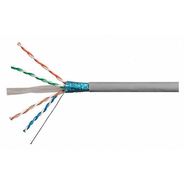 Data Cable, 1000 ft. L, Gray Jacket, Monoprice, Mfr#: 18610