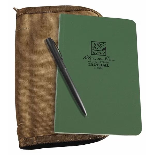 NoteBook Kit, 4-5/8" x 7-1/4" Sheet Size, Rite In The Rain, Mfr#: 980-KIT