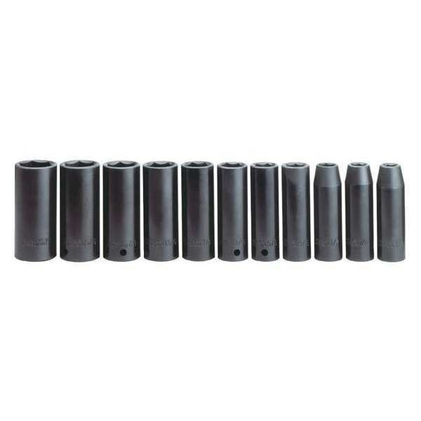 Impact Socket 12pc Set, 1/2in., Powermate Vx, Mfr#: 024-0086CT