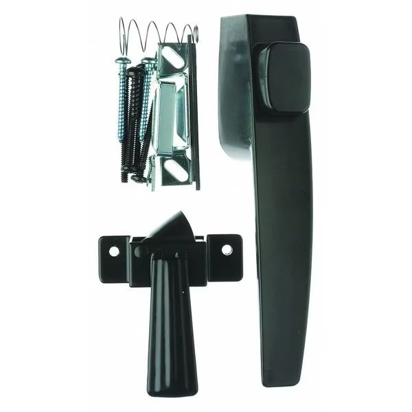 Push Button Latch, Black, Wright Products, Mfr#: VF333BL
