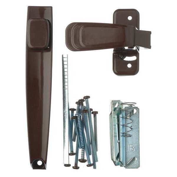 Push Button Handle, Brown, Heavy Duty, Wright Products, Mfr#: V444-2BN