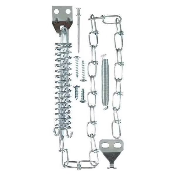 Door Stop Spring Chain, Zinc Plate, Wright Products, Mfr#: V11