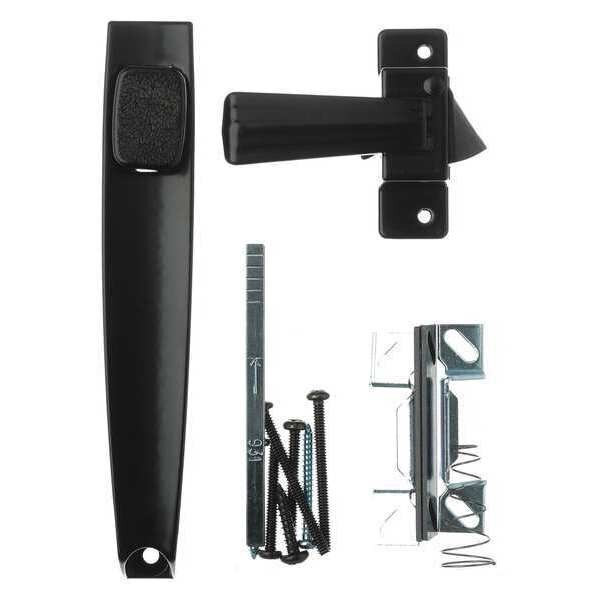 Push Button Latch, Black, Wright Products, Mfr#: V333BL
