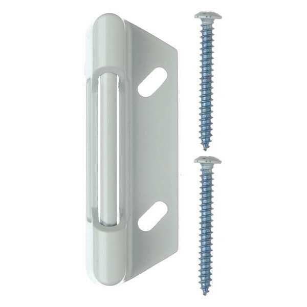 Replacement Strike Plate, White, Wright Products, Mfr#: V777STWH