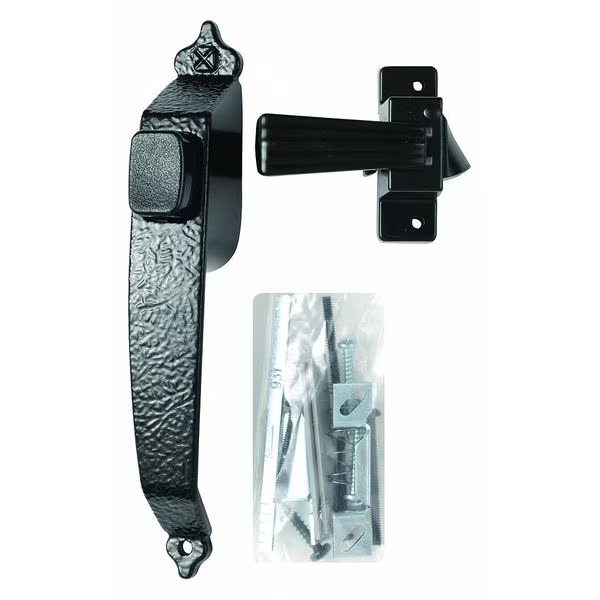 Push Button Latch, Black, Wright Products, Mfr#: VC333BL
