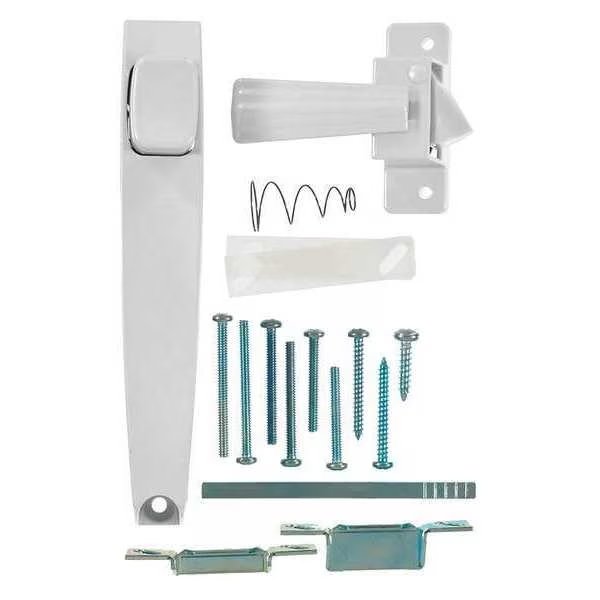 Push Button Latch, White, Wright Products, Mfr#: V333WH