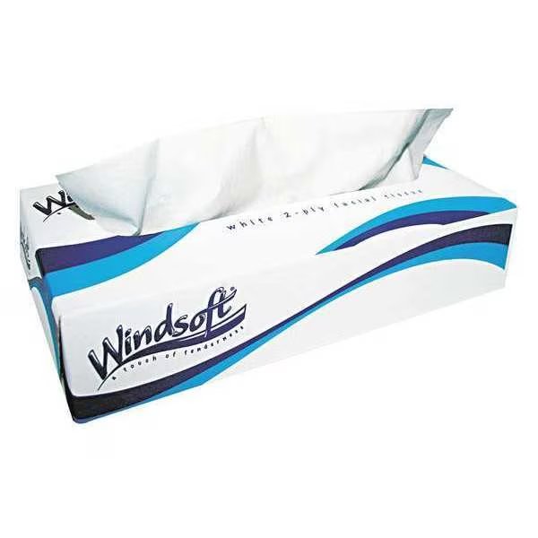 2 Ply Tissues, 100/Box Sheets, 30 PK, Windsoft, Mfr#: WIN 2360