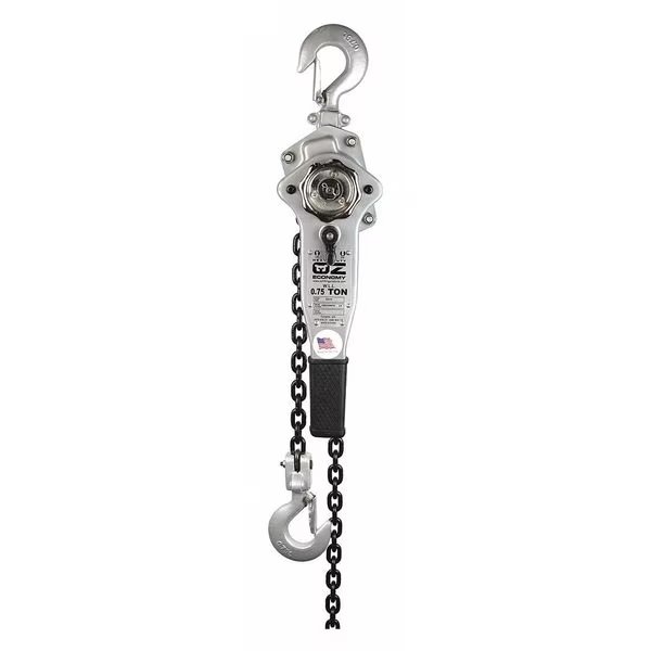 Lever Hoist, 1500 lb., 15ft. Load Chain, 1500 lb. Load Capacity, 15 ft Hoist Lift, Oz Lifting Products, Mfr#: OZHDE075-15LH