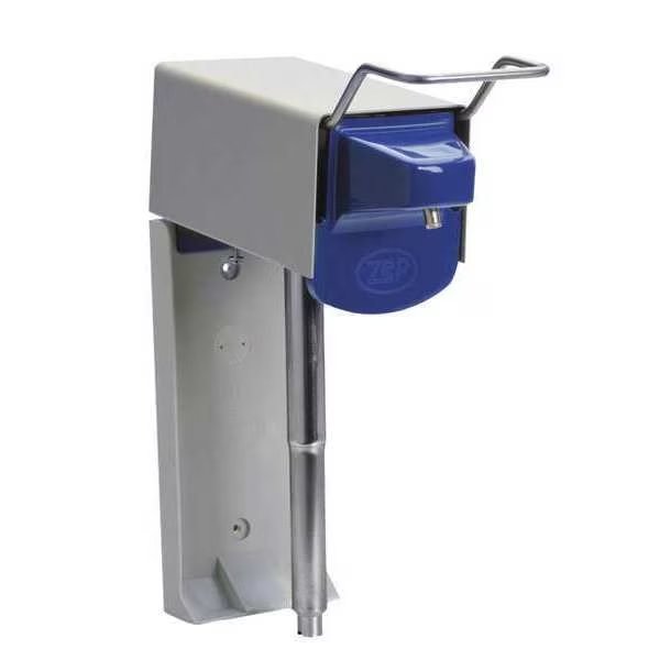 Hand Soap Dispenser, D-4000 Plus , 1 Gal Refill Size, Aluminum and Nylon, Gray, Zep, Mfr#: 600101