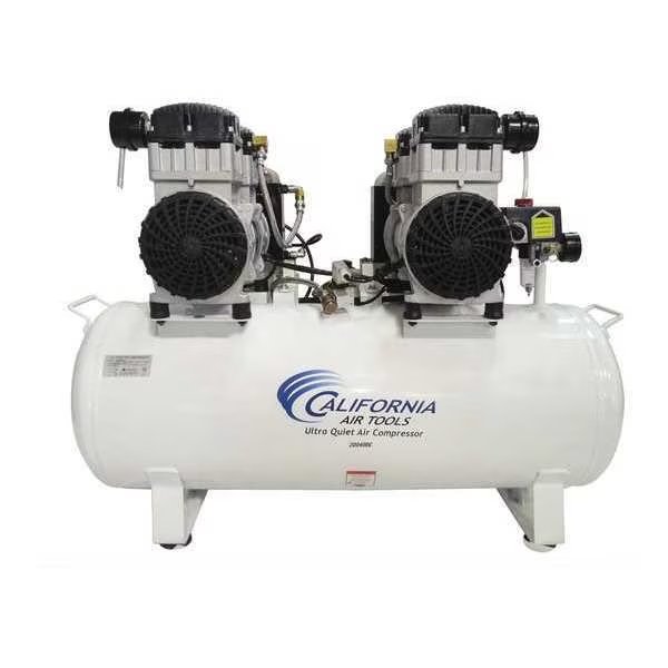 Ultra Quiet Oil-Free 20 gal 4-HP & Auto Drn & Air Dry, California Air Tools, Mfr#: 20040DCAD