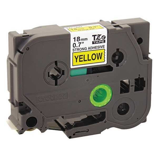 Label Tape Cartridge 3/4", Black/Yellow, Brother, Mfr#: TZES641