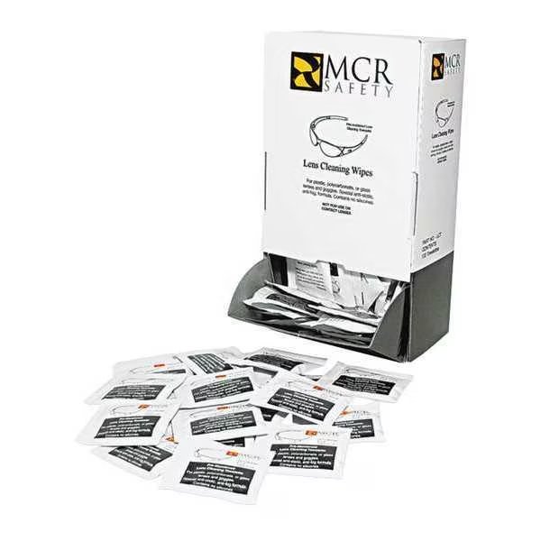 Towelette, Lens Cleaning, PK100, Mcr Safety, Mfr#: 135-LCT