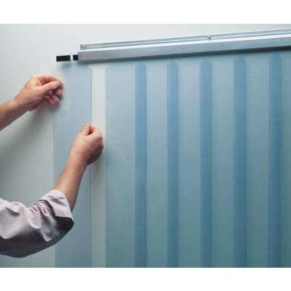 Curtain Kit, 64" x 102", 0.06"Thick, 6"Wide, Kason, Mfr#: 403LA60664102
