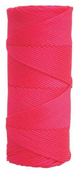 Masons Line, 500 ft, Braided Nylon, Pink, Kraft Tool, Mfr#: BC355