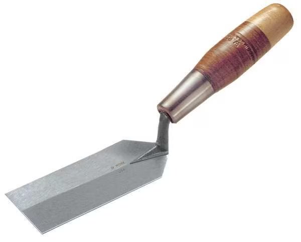 Brick Trowel, Margin, 2 x 5 in, Steel, Kraft Tool, Mfr#: RO58-5L