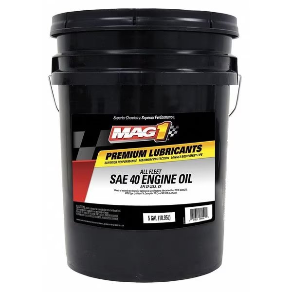 Diesel Engine Oil, 5 Gal., SAE 40, Mag 1, Mfr#: MAG00045