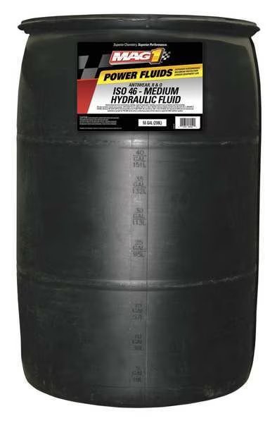 55 gal Drum, Hydraulic Oil, 46 ISO Viscosity, Not Specified SAE, Mag 1, Mfr#: MAG00468
