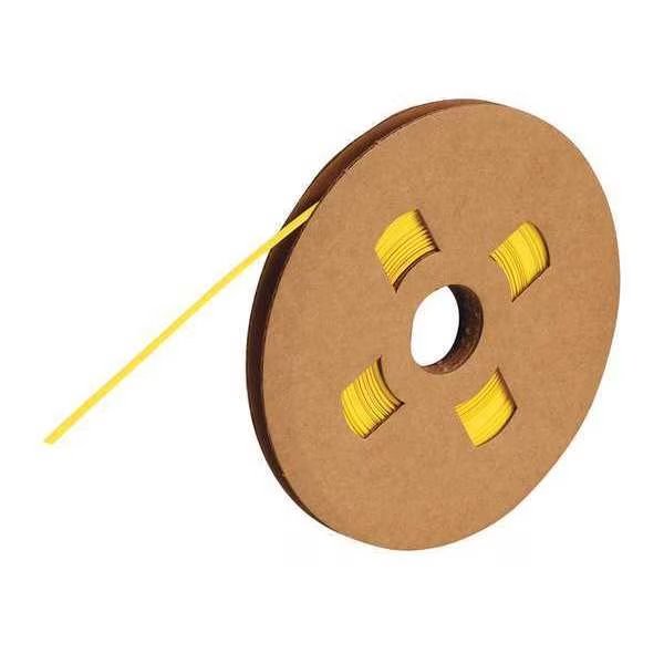 Printable Shrink Tubing, 100 ft. L, Ylw, Brady, Mfr#: PS-C-125-YL