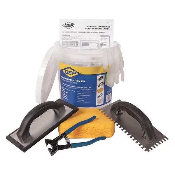Ceramic Floor Tile Installation Kit, 6 pc, Qep, Mfr#: 78220Q