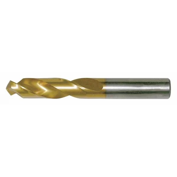 Screw Machine Drill Bit, #3 Size, 135  Degrees Point Angle, High Speed Steel, TiN Finish, Chicago-Latrobe, Mfr#: 48373
