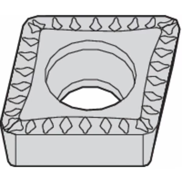 Diamond Turning Insert, Diamond, 3, CCMT, 1, Carbide, Widia, Mfr#: CCMT3251MU