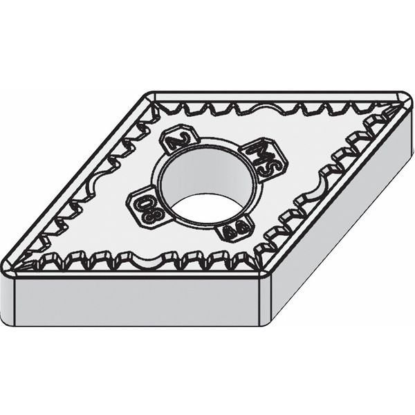 Diamond Turning Insert, Diamond, 3, DNMG, 2, Carbide, Widia, Mfr#: DNMG332MS