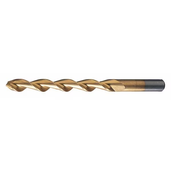 135° Deep Hole Parabolic Jobber Length Drill Chicago-Latrobe 150DH-TN TiN HSS RHS/RHC 3/8, Chicago-Latrobe, Mfr#: 53917