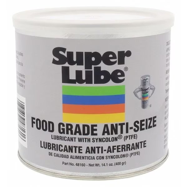 Anti-Seize Compound, Metal Free, Clear, Super Lube, Mfr#: 48160