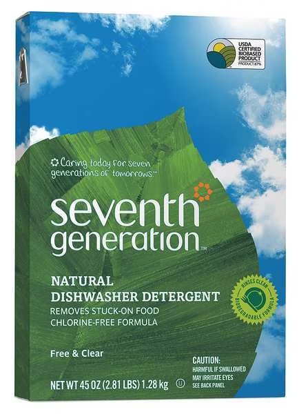 Dishwashing Detergent, Unscented, PK12, Seventh Generation, Mfr#: SEV 22150